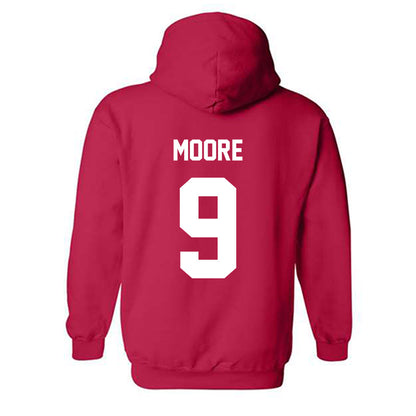 Arkansas State - NCAA Football : Kam Moore - Classic Shersey Hooded Sweatshirt-3