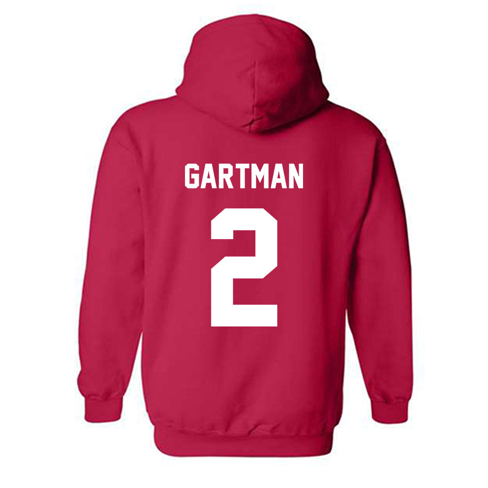 Arkansas State - NCAA Baseball : Drew Gartman - Classic Shersey Hooded Sweatshirt-2