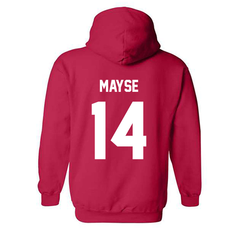 Arkansas State - NCAA Baseball : Myles Mayse - Classic Shersey Hooded Sweatshirt-3