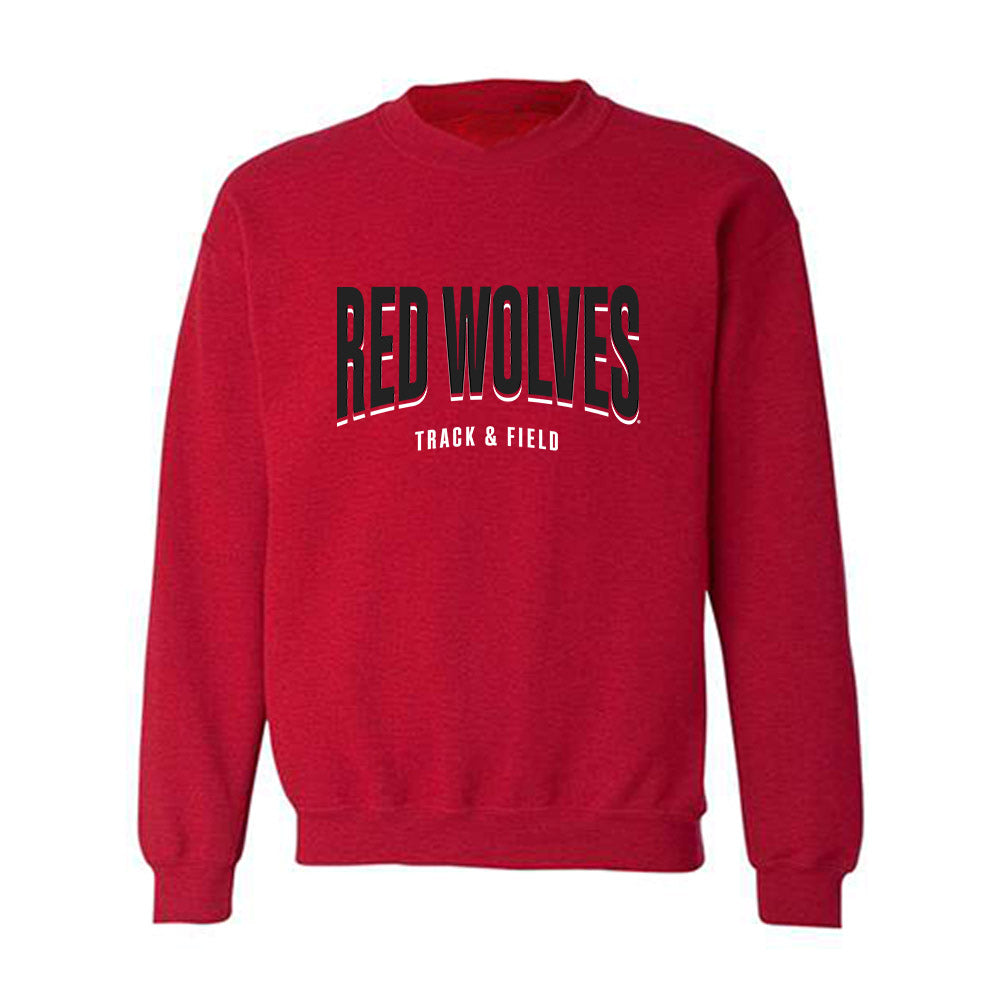 Arkansas State - NCAA Men's Track & Field : Jared Moore - Classic Shersey Crewneck Sweatshirt-0