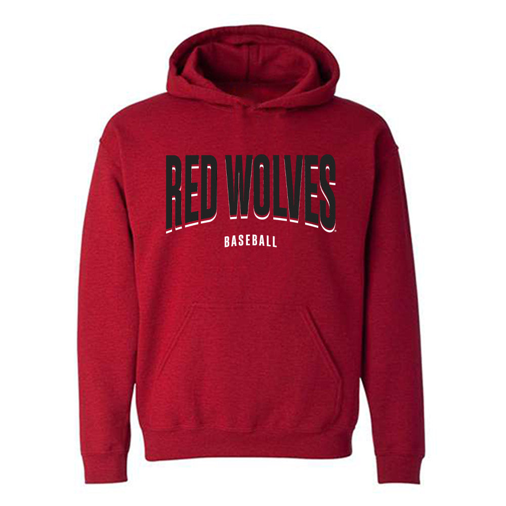 Arkansas State - NCAA Baseball : Tyler Herb - Classic Shersey Hooded Sweatshirt-1