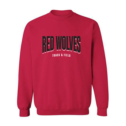 Arkansas State - NCAA Men's Track & Field : Jared Moore - Classic Shersey Crewneck Sweatshirt-1