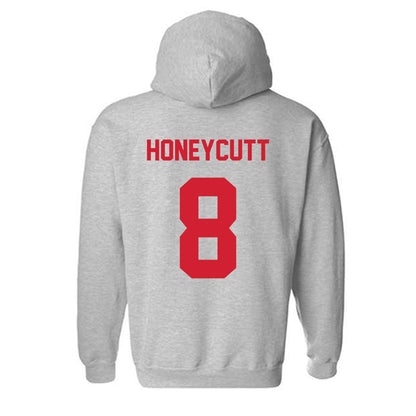 Arkansas State - NCAA Men's Basketball : Weston Honeycutt - Classic Shersey Hooded Sweatshirt-1