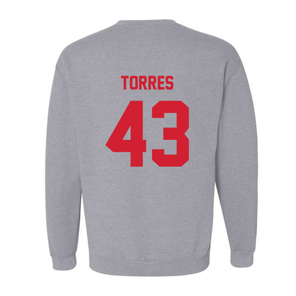 Arkansas State - NCAA Baseball : Raulinno Torres - Classic Shersey Crewneck Sweatshirt-1