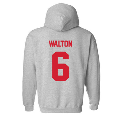 Arkansas State - NCAA Baseball : Lane Walton - Classic Shersey Hooded Sweatshirt-1