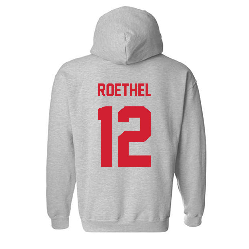 Arkansas State - NCAA Women's Volleyball : Eden Roethel - Classic Shersey Hooded Sweatshirt-1