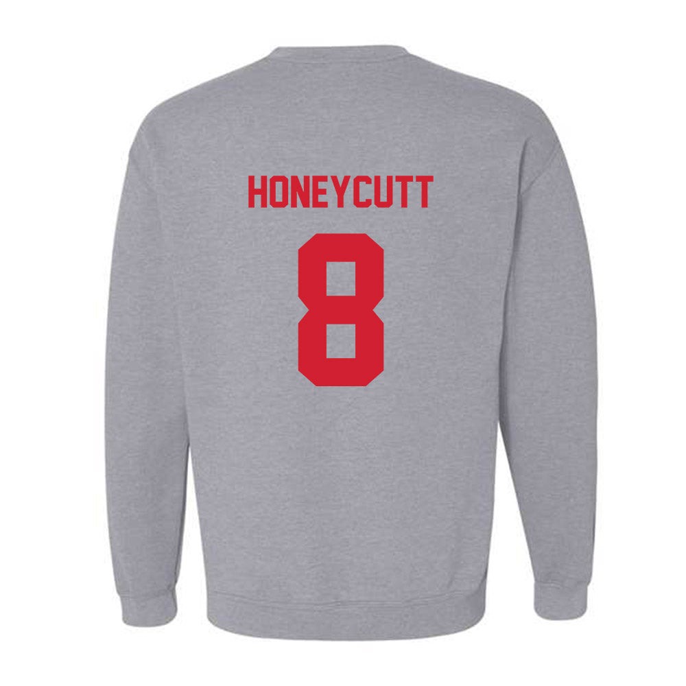 Arkansas State - NCAA Men's Basketball : Weston Honeycutt - Classic Shersey Crewneck Sweatshirt-1
