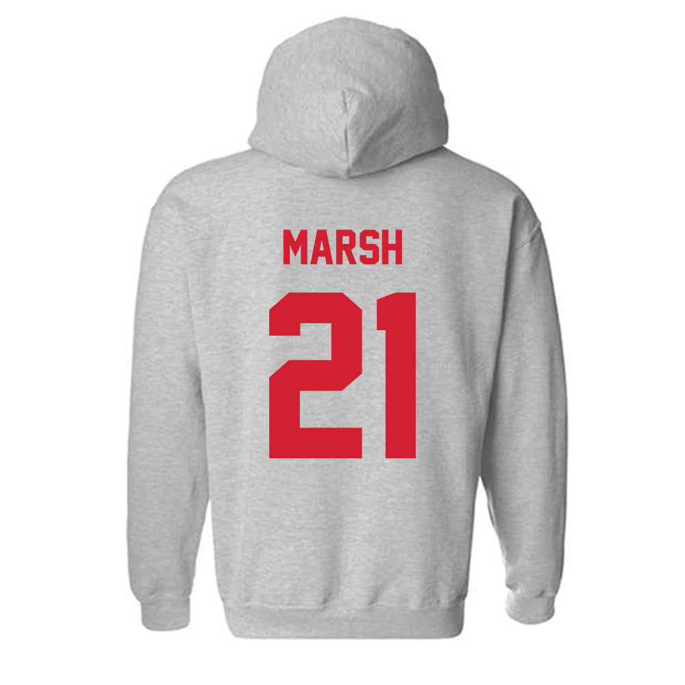 Arkansas State - NCAA Women's Basketball : Monica Marsh - Classic Shersey Hooded Sweatshirt-1