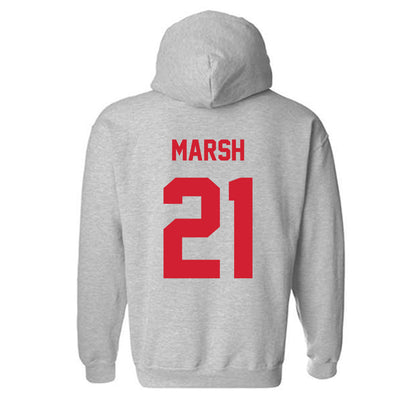Arkansas State - NCAA Women's Basketball : Monica Marsh - Classic Shersey Hooded Sweatshirt-1