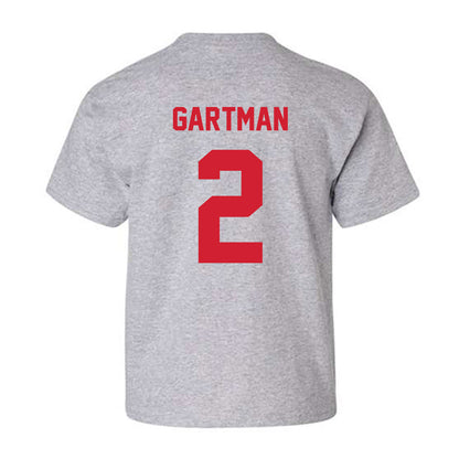 Arkansas State - NCAA Baseball : Andrew Gartman - Classic Shersey Youth T-Shirt-1