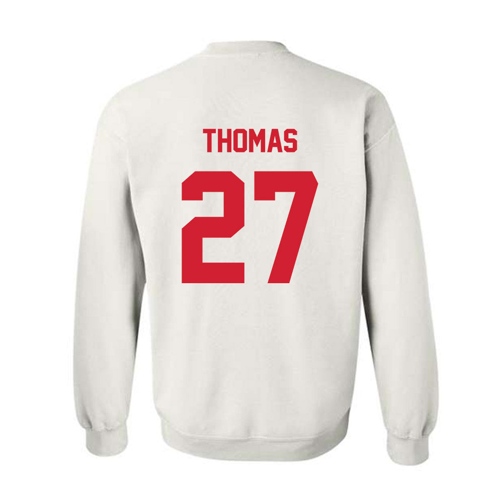 Arkansas State - NCAA Football : AJ Thomas - Classic Shersey Crewneck Sweatshirt-1