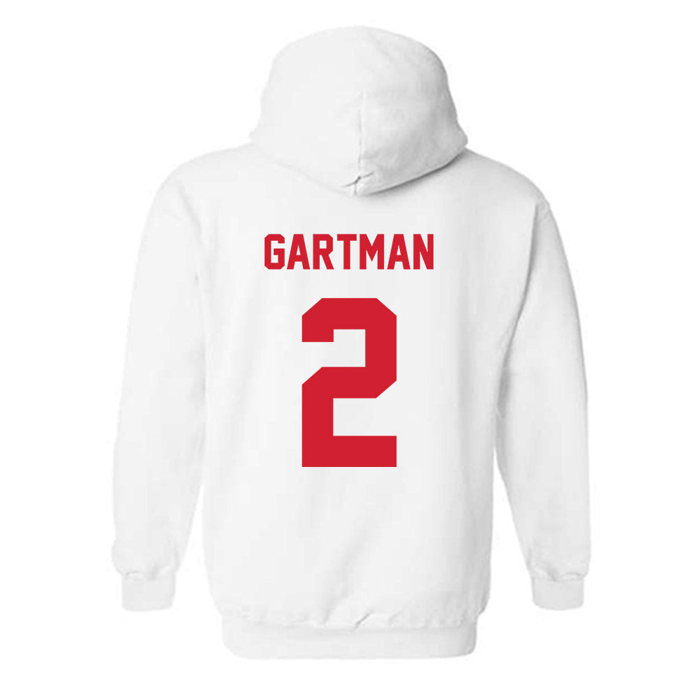 Arkansas State - NCAA Baseball : Andrew Gartman - Classic Shersey Hooded Sweatshirt-1