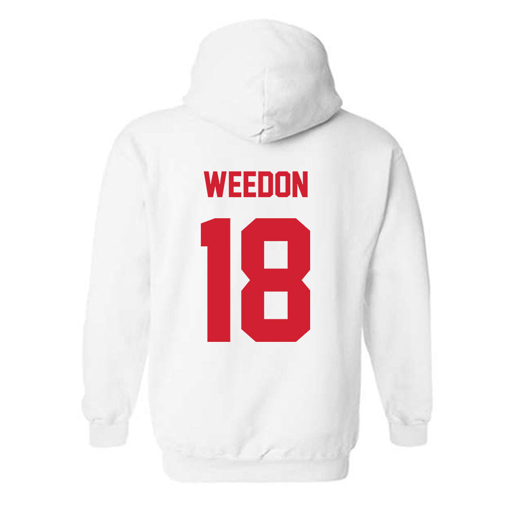 Arkansas State - NCAA Football : Malekhi Weedon - Classic Shersey Hooded Sweatshirt-1