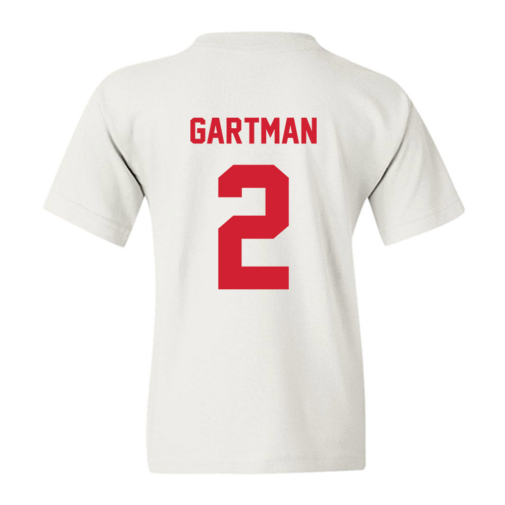 Arkansas State - NCAA Baseball : Andrew Gartman - Classic Shersey Youth T-Shirt-1