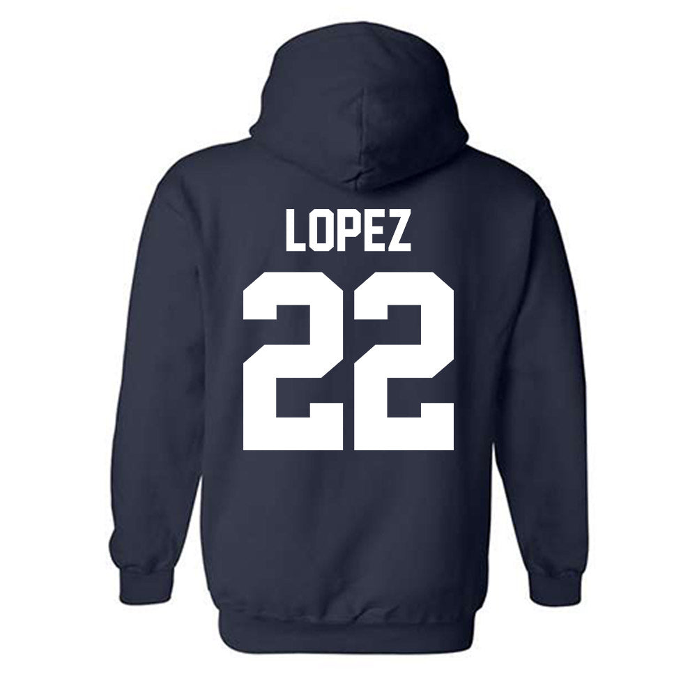FAU - NCAA Baseball : Jonathan Lopez - Hooded Sweatshirt-1