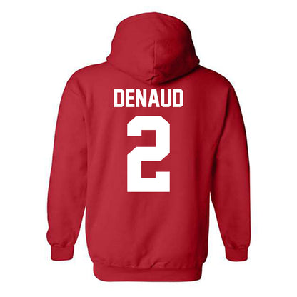 FAU - NCAA Football : wilky denaud - Hooded Sweatshirt