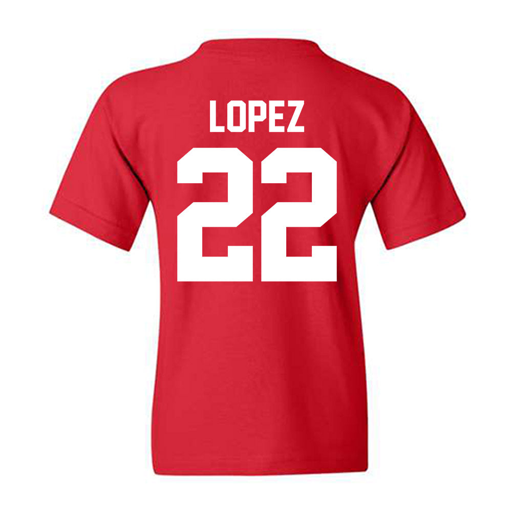 FAU - NCAA Baseball : Jonathan Lopez - Youth T-Shirt-1
