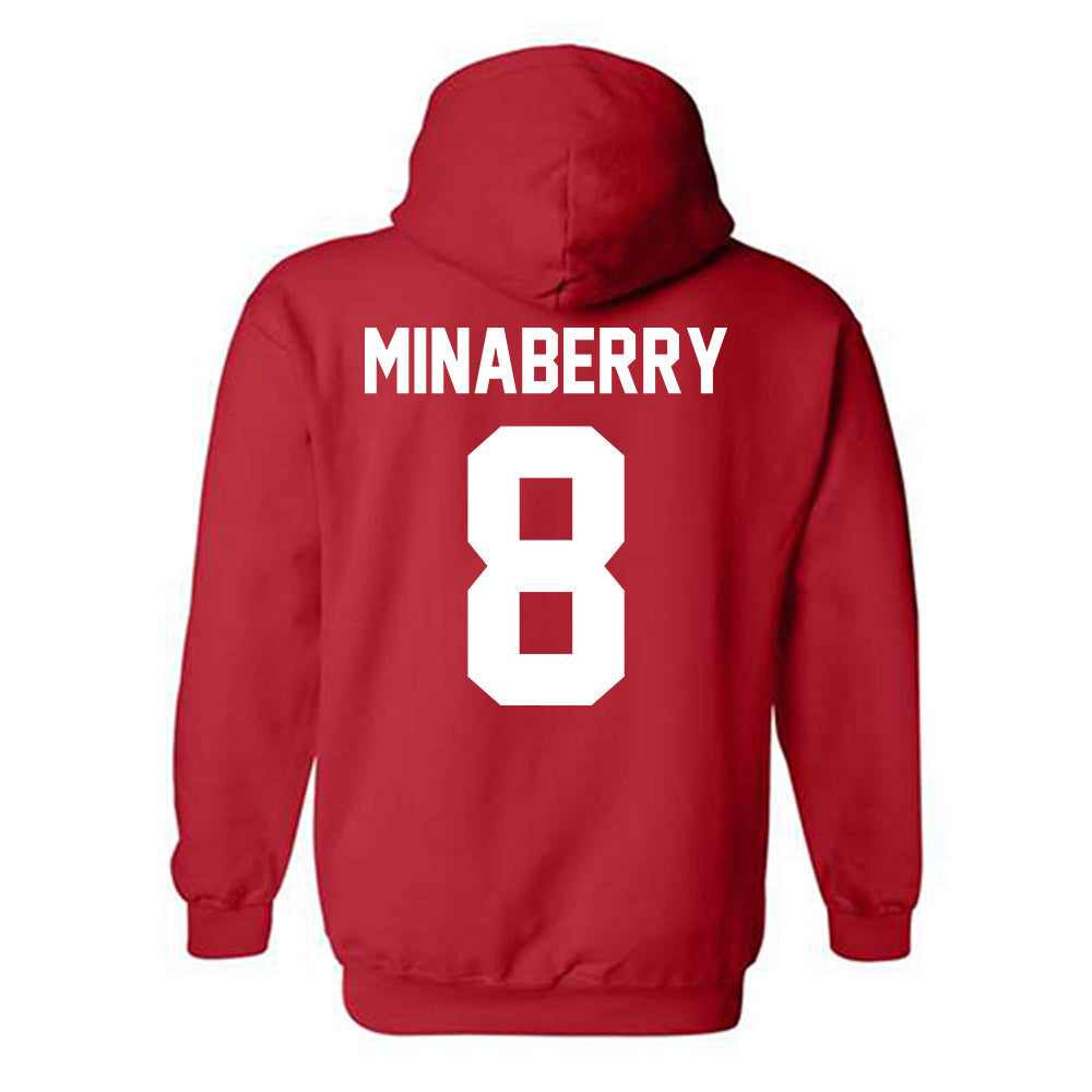 FAU - NCAA Baseball : Justin Minaberry - Hooded Sweatshirt-1