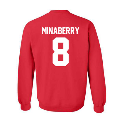FAU - NCAA Baseball : Justin Minaberry - Crewneck Sweatshirt-1