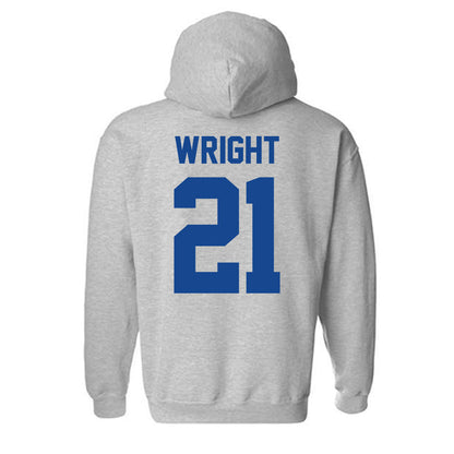Grand Valley - NCAA Women's Soccer : Rachael Wright - Classic Shersey Hooded Sweatshirt-1