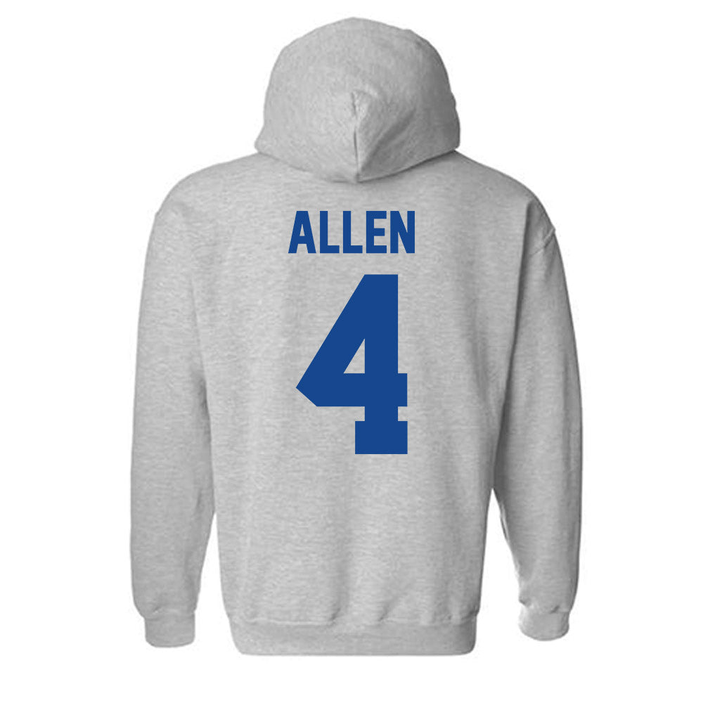 Grand Valley - NCAA Men's Basketball : Antaune Allen - Classic Shersey Hooded Sweatshirt-1