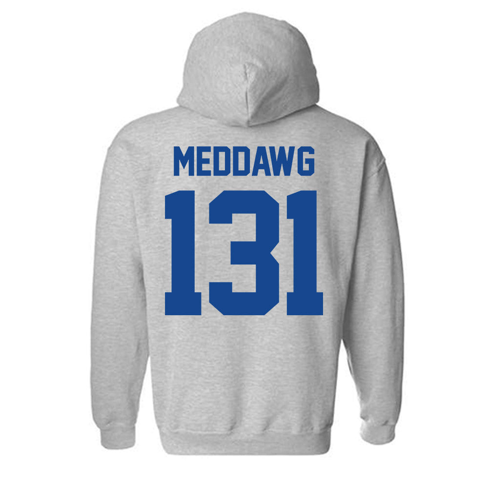 Grand Valley - NCAA Wrestling : Meddawg - Classic Shersey Hooded Sweatshirt-1