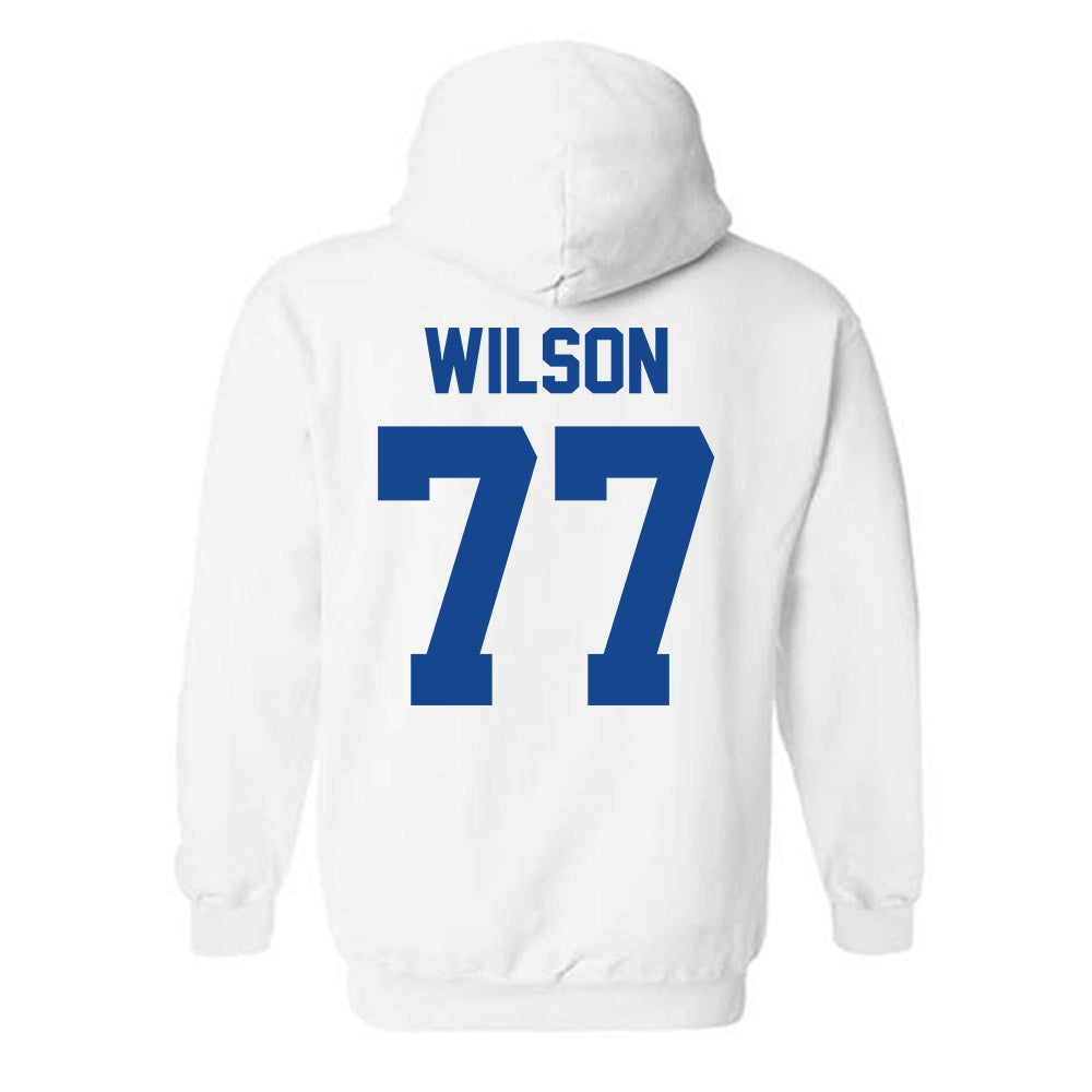 Grand Valley - NCAA Football : JJ Wilson - Classic Shersey Hooded Sweatshirt-1