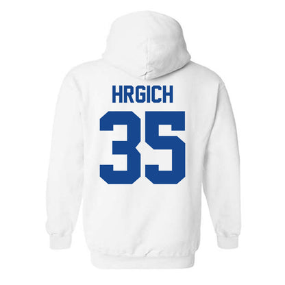 Grand Valley - NCAA Football : Trace Hrgich - Classic Shersey Hooded Sweatshirt-1