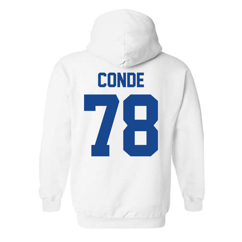 Grand Valley - NCAA Football : Jibriel Conde - Classic Shersey Hooded Sweatshirt-1