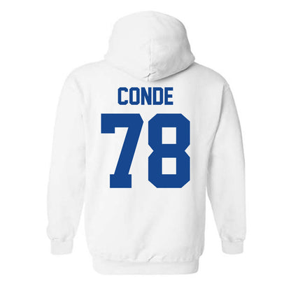 Grand Valley - NCAA Football : Jibriel Conde - Classic Shersey Hooded Sweatshirt-1