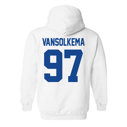 Grand Valley - NCAA Football : Camren VanSolkema - Classic Shersey Hooded Sweatshirt-1