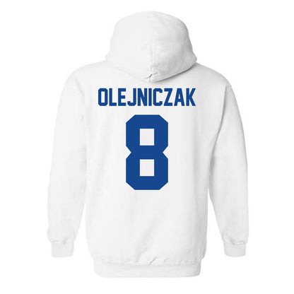 Grand Valley - NCAA Football : Zak Olejniczak - Classic Shersey Hooded Sweatshirt-1