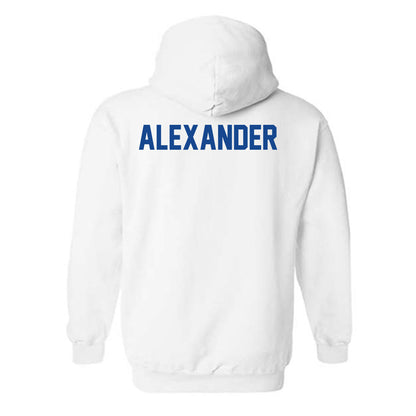 Grand Valley - NCAA Men's Track & Field : Jhavon Alexander - Classic Shersey Hooded Sweatshirt-1