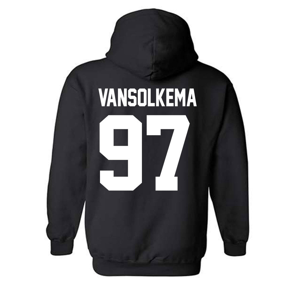 Grand Valley - NCAA Football : Camren VanSolkema - Classic Shersey Hooded Sweatshirt-1