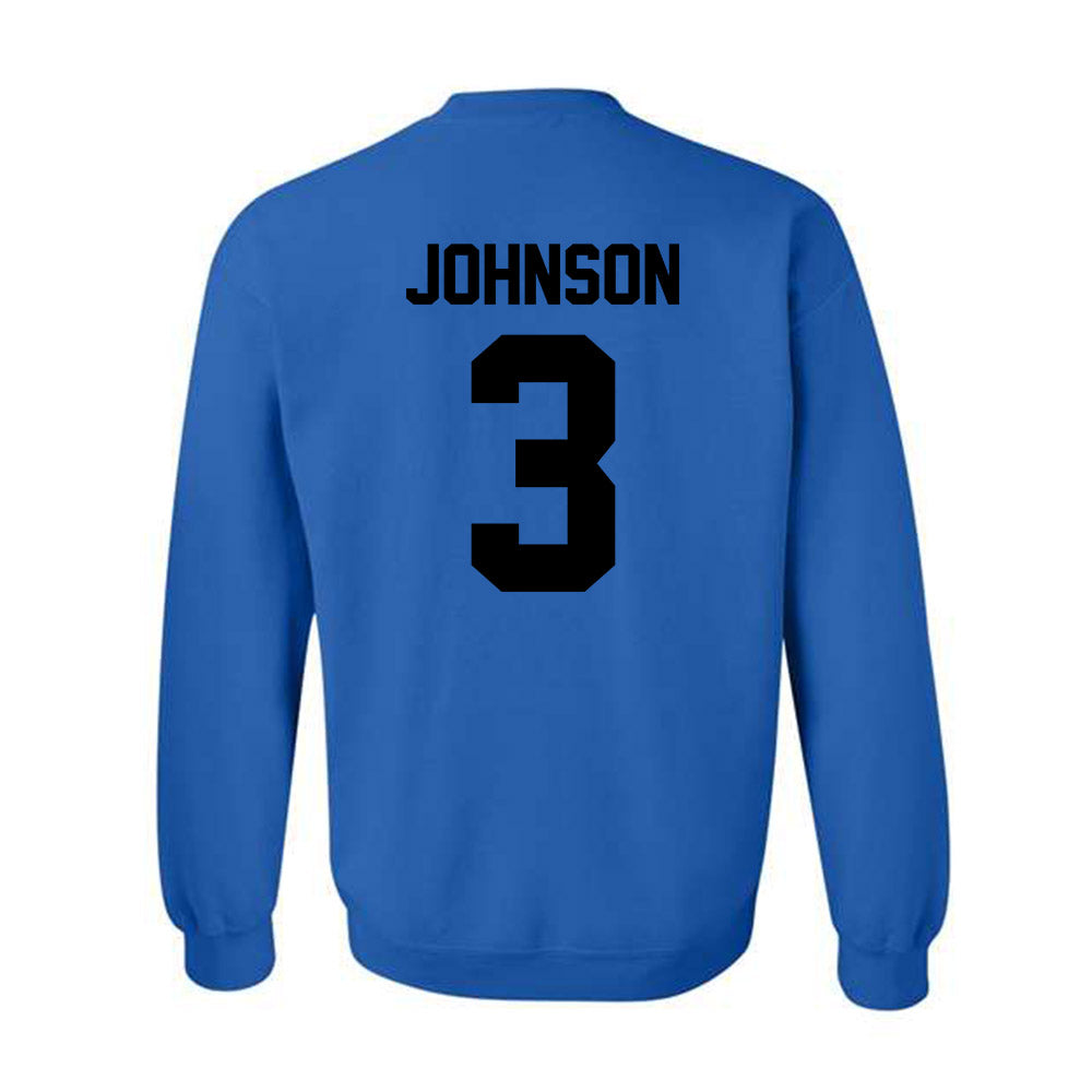 Grand Valley - NCAA Football : Donovan Johnson - Classic Shersey Crewneck Sweatshirt-1