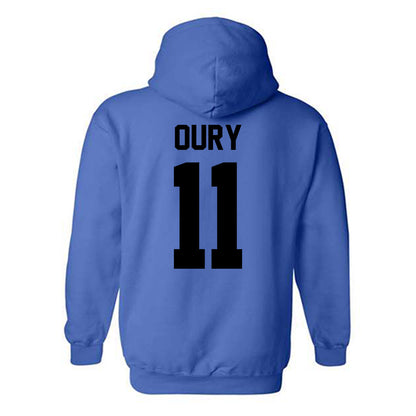 Grand Valley - NCAA Football : Noah Oury - Classic Shersey Hooded Sweatshirt-1