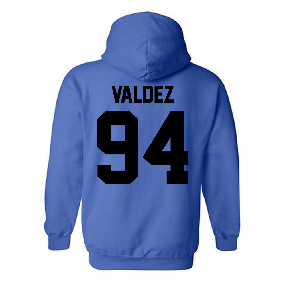 Grand Valley - NCAA Football : Elias Valdez - Classic Shersey Hooded Sweatshirt
