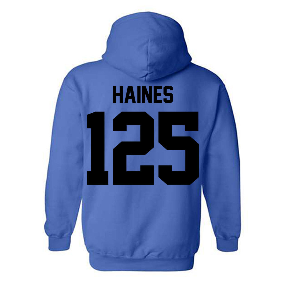 Grand Valley - NCAA Wrestling : Mason Haines - Classic Shersey Hooded Sweatshirt-1
