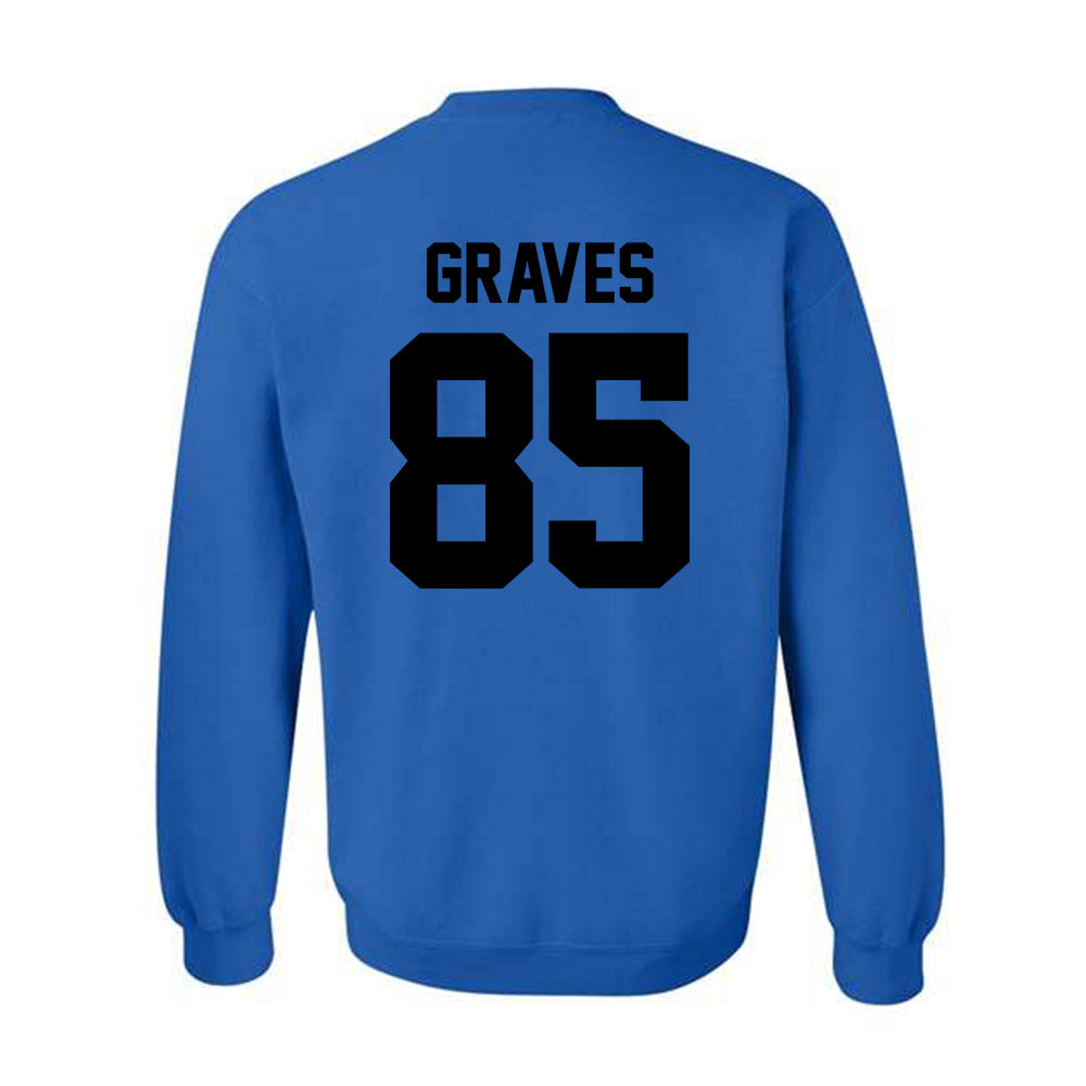 Grand Valley - NCAA Football : Eli Graves - Classic Shersey Crewneck Sweatshirt-1