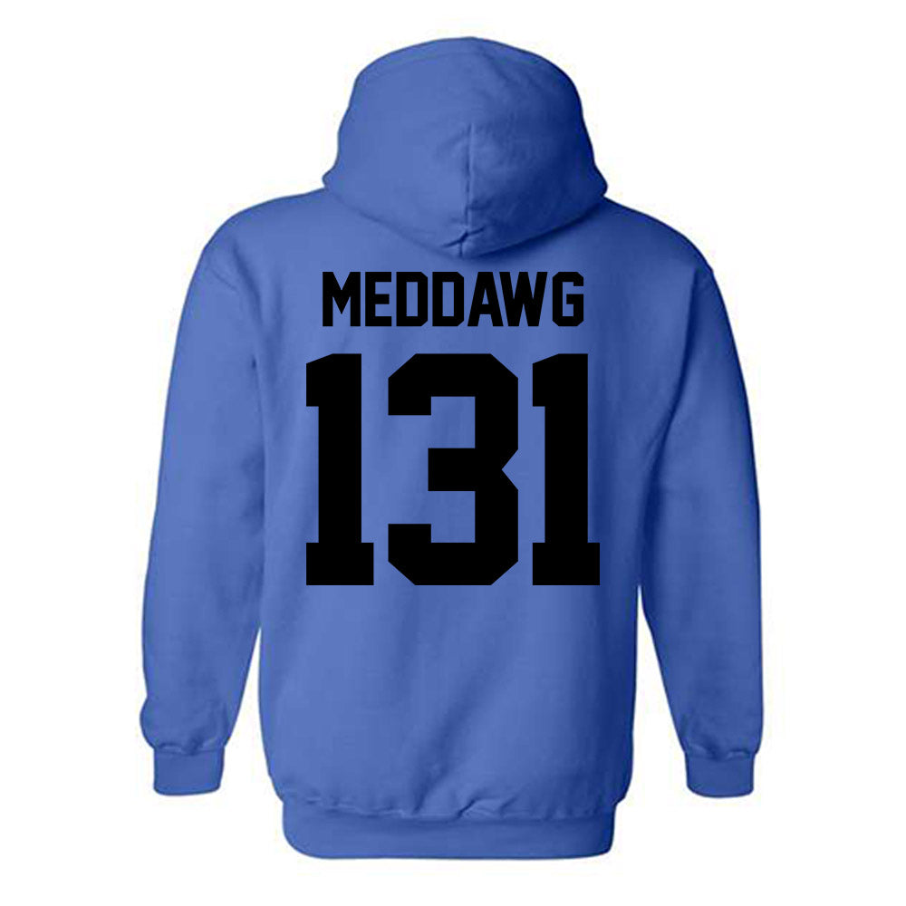 Grand Valley - NCAA Wrestling : Meddawg - Classic Shersey Hooded Sweatshirt-1