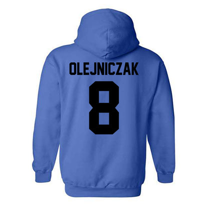 Grand Valley - NCAA Football : Zak Olejniczak - Classic Shersey Hooded Sweatshirt-1