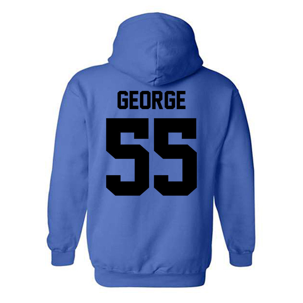 Grand Valley - NCAA Football : Jonnell George - Classic Shersey Hooded Sweatshirt-1