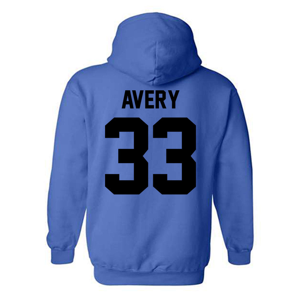 Grand Valley - NCAA Baseball : Owen Avery - Classic Shersey Hooded Sweatshirt-1