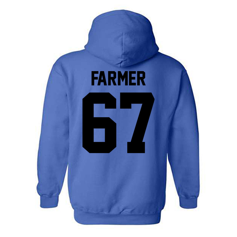 Grand Valley - NCAA Football : Anderson Farmer - Classic Shersey Hooded Sweatshirt-1
