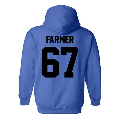 Grand Valley - NCAA Football : Anderson Farmer - Classic Shersey Hooded Sweatshirt-1