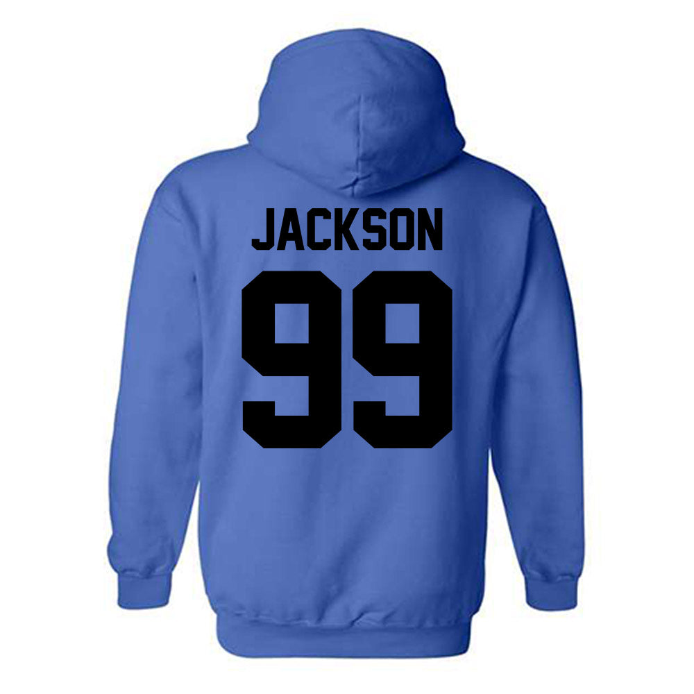 Grand Valley - NCAA Football : Tyus Jackson - Classic Shersey Hooded Sweatshirt-1