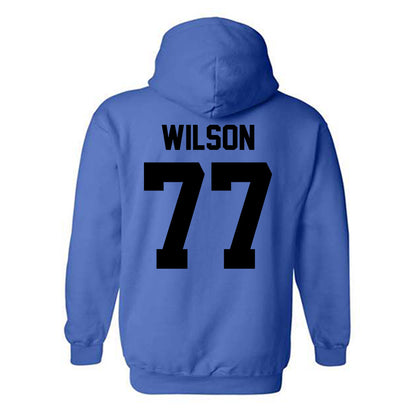 Grand Valley - NCAA Football : JJ Wilson - Classic Shersey Hooded Sweatshirt-1