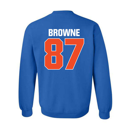 Boise State - NCAA Football : Keawe Browne - Sport Shersey Crewneck Sweatshirt-1