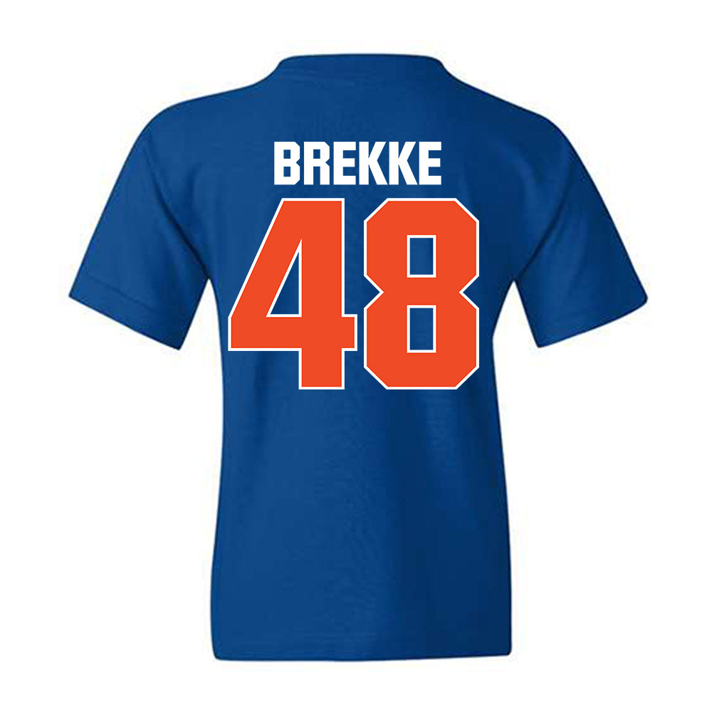 Boise State - NCAA Football : Ryan Brekke - Sport Shersey Youth T-Shirt-1