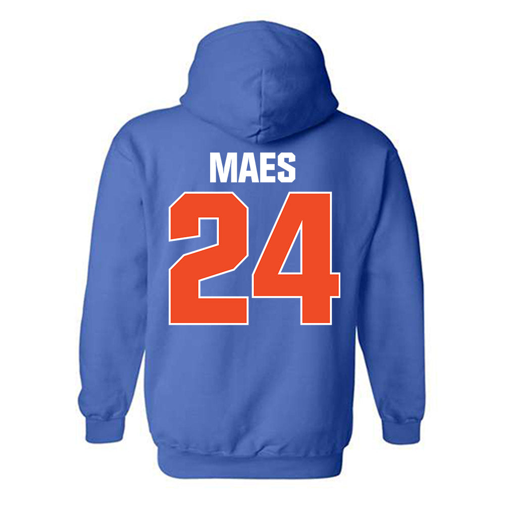 Boise State - NCAA Football : AJ Maes - Sport Shersey Hooded Sweatshirt-1